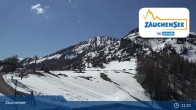 Archived image Webcam Zauchensee: Gamskogelhütte Restaurant 10:00