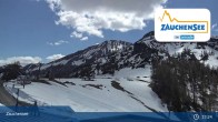 Archived image Webcam Zauchensee: Gamskogelhütte Restaurant 12:00