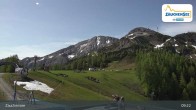 Archived image Webcam Zauchensee: Gamskogelhütte Restaurant 08:00