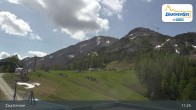 Archived image Webcam Zauchensee: Gamskogelhütte Restaurant 10:00