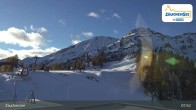 Archived image Webcam Zauchensee: Gamskogelhütte Restaurant 07:00