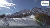 Archived image Webcam Zauchensee: Gamskogelhütte Restaurant 08:00