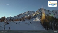 Archived image Webcam Zauchensee: Gamskogelhütte Restaurant 06:00