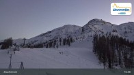 Archived image Webcam Zauchensee: Gamskogelhütte Restaurant 00:00