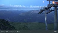 Archived image Webcam Klosters Village: Schaffürggli Top Station 04:00