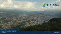Archiv Foto Webcam Lugano - Paradiso: Monte San Salvatore 08:00