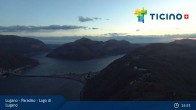 Archiv Foto Webcam Lugano - Paradiso: Monte San Salvatore 00:00