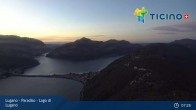 Archiv Foto Webcam Lugano - Paradiso: Monte San Salvatore 06:00