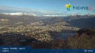 Archiv Foto Webcam Lugano - Paradiso: Monte San Salvatore 08:00