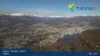 Archiv Foto Webcam Lugano - Paradiso: Monte San Salvatore 12:00