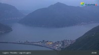 Archiv Foto Webcam Lugano - Paradiso: Monte San Salvatore 02:00