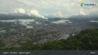 Archiv Foto Webcam Lugano - Paradiso: Monte San Salvatore 08:00