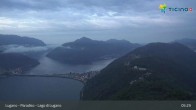 Archiv Foto Webcam Lugano - Paradiso: Monte San Salvatore 04:00