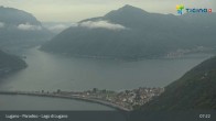 Archiv Foto Webcam Lugano - Paradiso: Monte San Salvatore 06:00