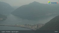 Archiv Foto Webcam Lugano - Paradiso: Monte San Salvatore 18:00