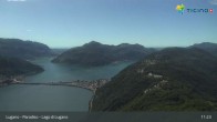 Archiv Foto Webcam Lugano - Paradiso: Monte San Salvatore 10:00