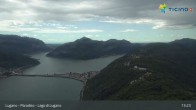 Archiv Foto Webcam Lugano - Paradiso: Monte San Salvatore 12:00