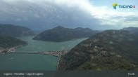 Archiv Foto Webcam Lugano - Paradiso: Monte San Salvatore 14:00