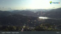 Archiv Foto Webcam Lugano - Paradiso: Monte San Salvatore 18:00