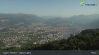 Archiv Foto Webcam Lugano - Paradiso: Monte San Salvatore 08:00