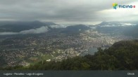 Archiv Foto Webcam Lugano - Paradiso: Monte San Salvatore 08:00