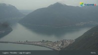 Archiv Foto Webcam Lugano - Paradiso: Monte San Salvatore 14:00