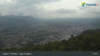 Archiv Foto Webcam Lugano - Paradiso: Monte San Salvatore 16:00