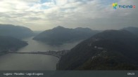 Archiv Foto Webcam Lugano - Paradiso: Monte San Salvatore 08:00