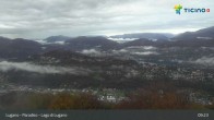 Archiv Foto Webcam Lugano - Paradiso: Monte San Salvatore 08:00
