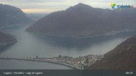 Archiv Foto Webcam Lugano - Paradiso: Monte San Salvatore 07:00