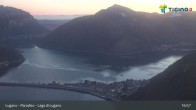 Archiv Foto Webcam Lugano - Paradiso: Monte San Salvatore 00:00