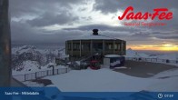 Archiv Foto Webcam Mittelallalin in Saas-Fee 07:00