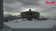 Archiv Foto Webcam Mittelallalin in Saas-Fee 08:00