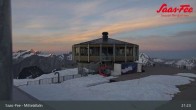 Archiv Foto Webcam Mittelallalin in Saas-Fee 02:00