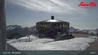 Archiv Foto Webcam Mittelallalin in Saas-Fee 08:00
