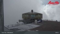 Archiv Foto Webcam Mittelallalin in Saas-Fee 08:00