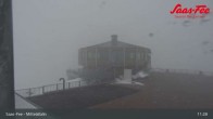 Archiv Foto Webcam Mittelallalin in Saas-Fee 10:00