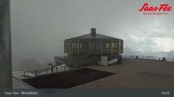 Archiv Foto Webcam Mittelallalin in Saas-Fee 18:00