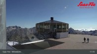 Archiv Foto Webcam Mittelallalin in Saas-Fee 10:00