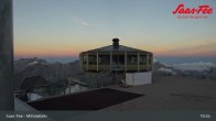 Archiv Foto Webcam Mittelallalin in Saas-Fee 02:00