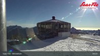Archiv Foto Webcam Mittelallalin in Saas-Fee 08:00