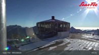 Archived image Webcam Saas-Fee (Mittelallalin) 08:00