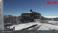Archived image Webcam Saas-Fee (Mittelallalin) 10:00