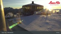 Archiv Foto Webcam Mittelallalin in Saas-Fee 06:00