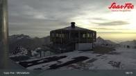 Archiv Foto Webcam Mittelallalin in Saas-Fee 08:00