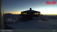 Archiv Foto Webcam Mittelallalin in Saas-Fee 06:00