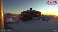 Archiv Foto Webcam Mittelallalin in Saas-Fee 07:00