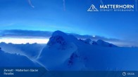 Archiv Foto Webcam Matterhorn Glacier Paradise (Zermatt) 23:00