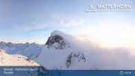 Archiv Foto Webcam Matterhorn Glacier Paradise (Zermatt) 07:00