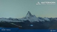 Archived image Webcam Rothorn in Zermatt 02:00